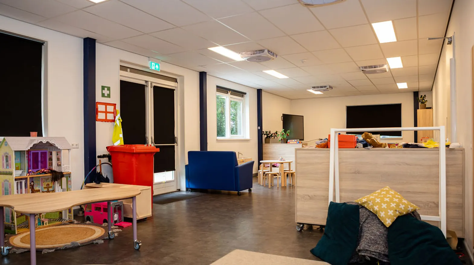 Binnenruimte BSO Bouwgein Nieuwegein Kind&co ludens