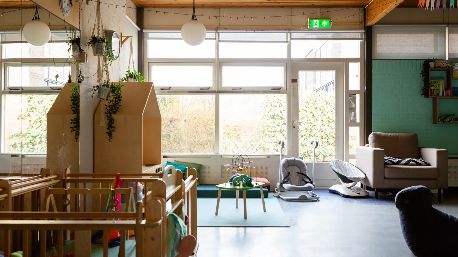 De groepsruimte van kinderdagverblijf Kruimeltje, kinderopvang Kind&co ludens