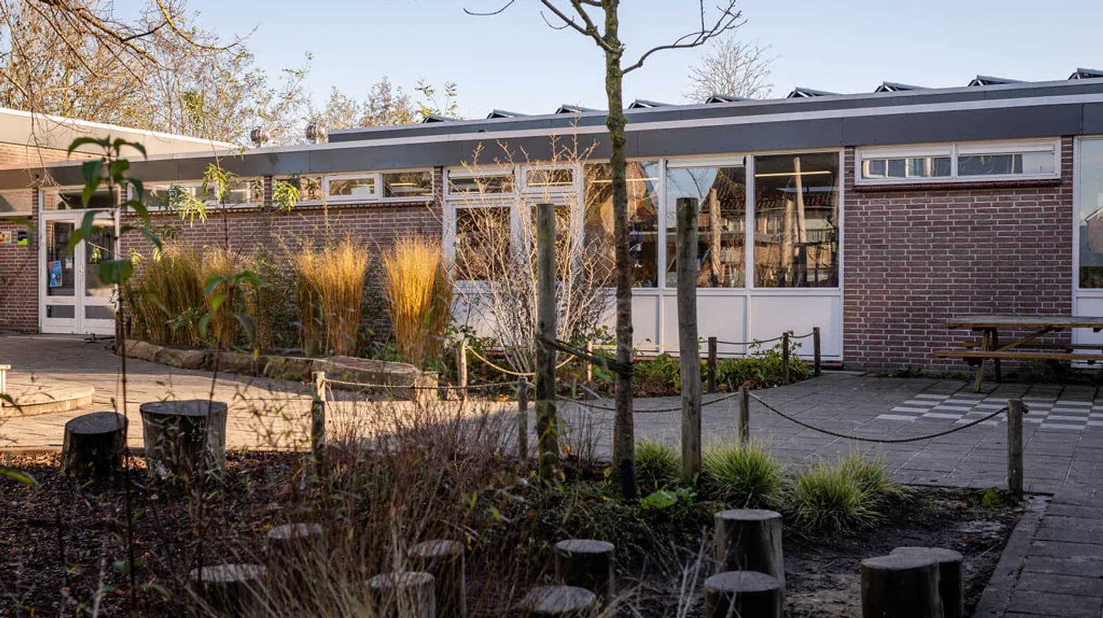 Buitenruimte van BSO Windroos, Kind&co ludens