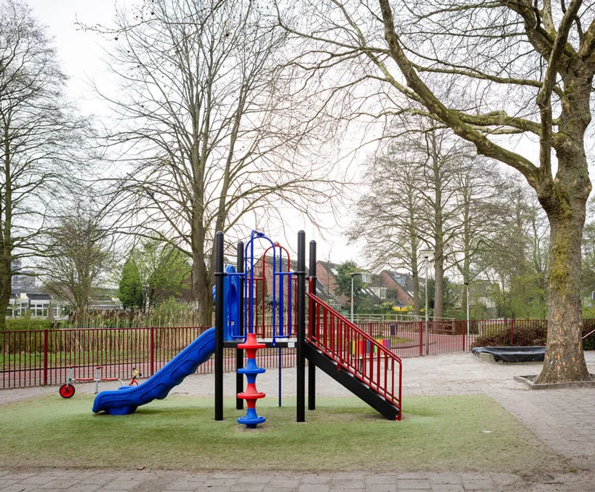 Buitenruimte van BSO Ark in Zuid, Kind&co ludens
