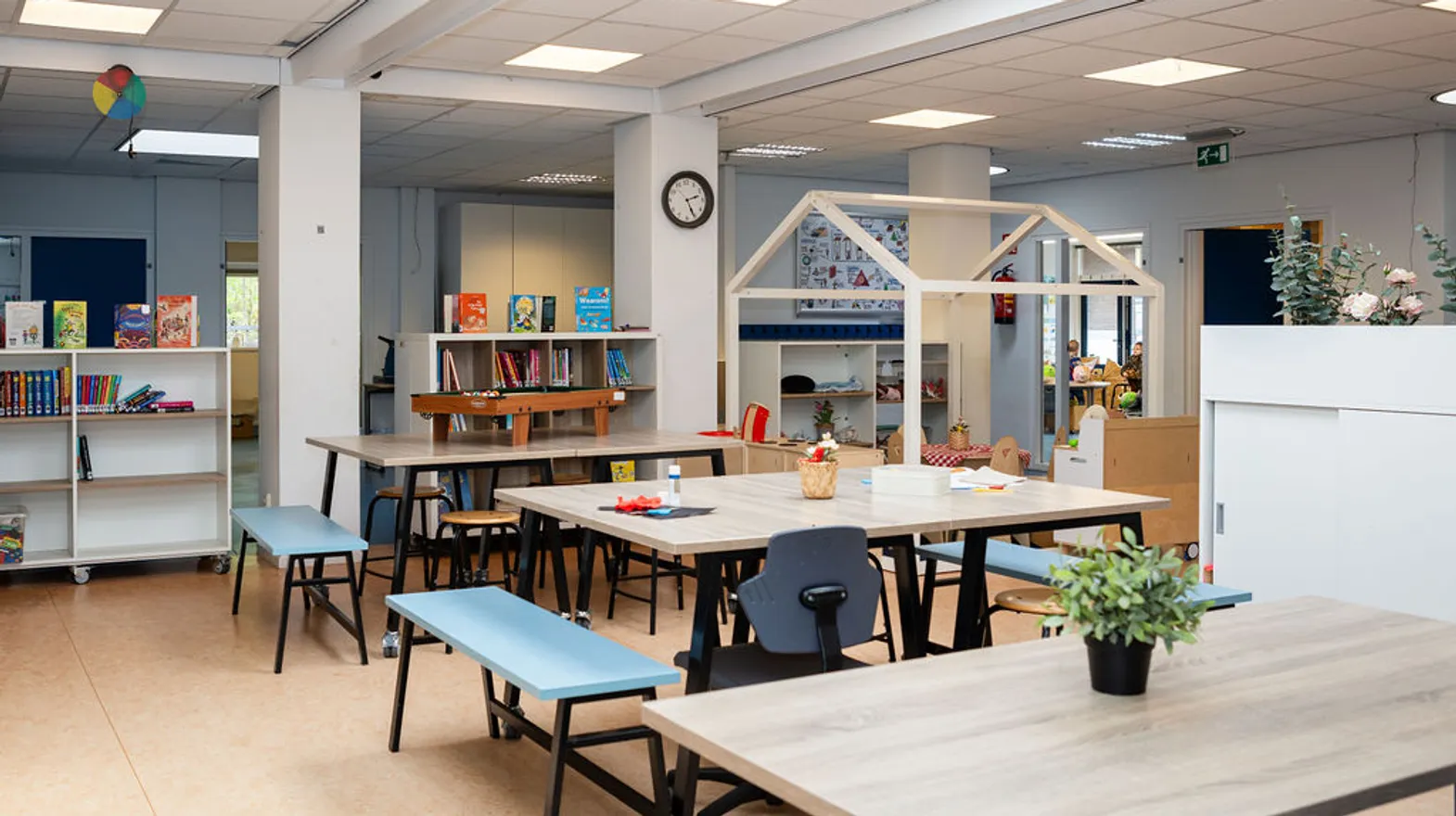 Binnenruimte van BSO De Krullevaar, Kind&co ludens