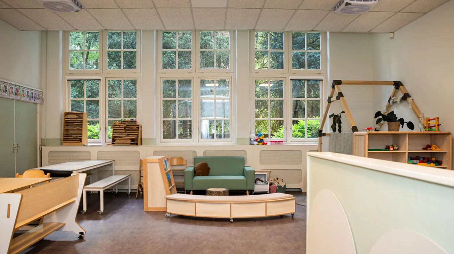 Binnenruimte PO van Dijck Bilthoven Kind&co ludens