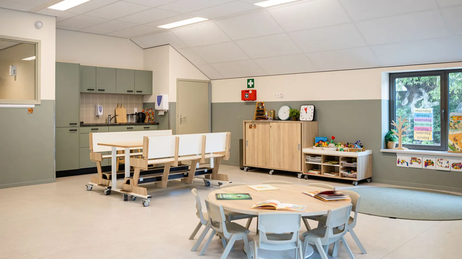 Binnenruimte van PO Zuilen, Kind&co ludens