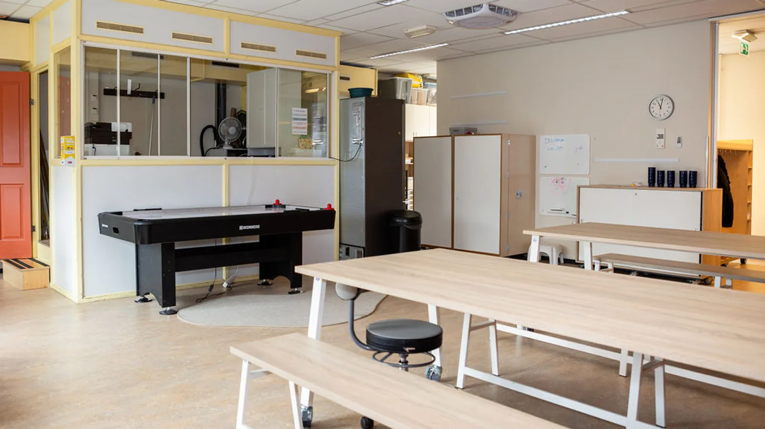Binnenruimte van BSO Ark in Zuid, Kind&co ludens