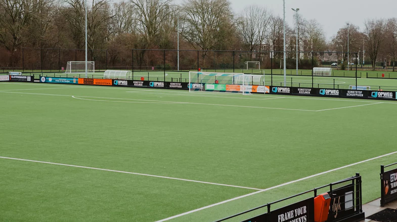 De sportvelden van Sport BSO Bikkels bij kinderopvang Kind&co Ludens