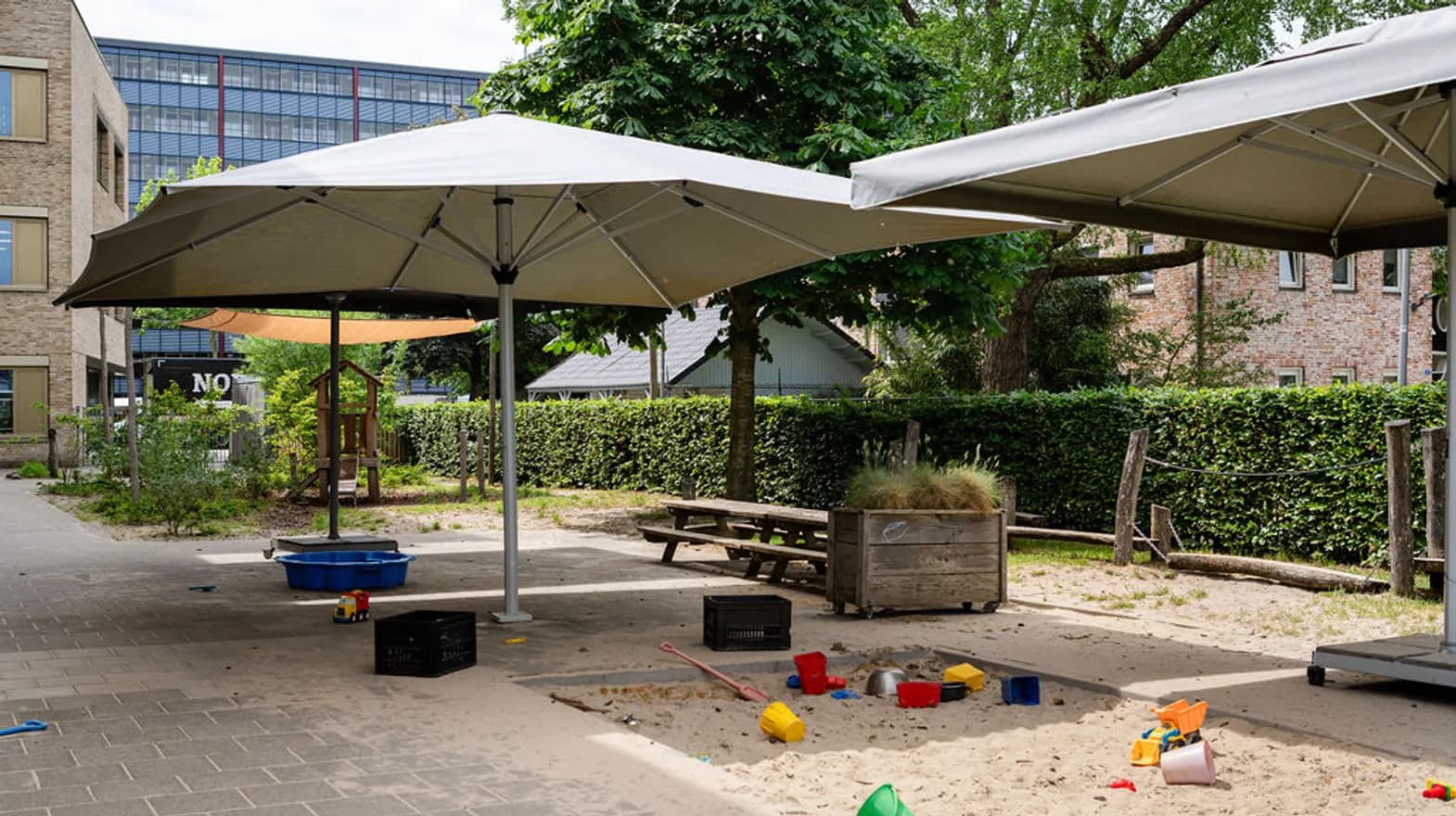 Buitenruimte KDV Steenuiltje Bilthoven Kind&co ludens
