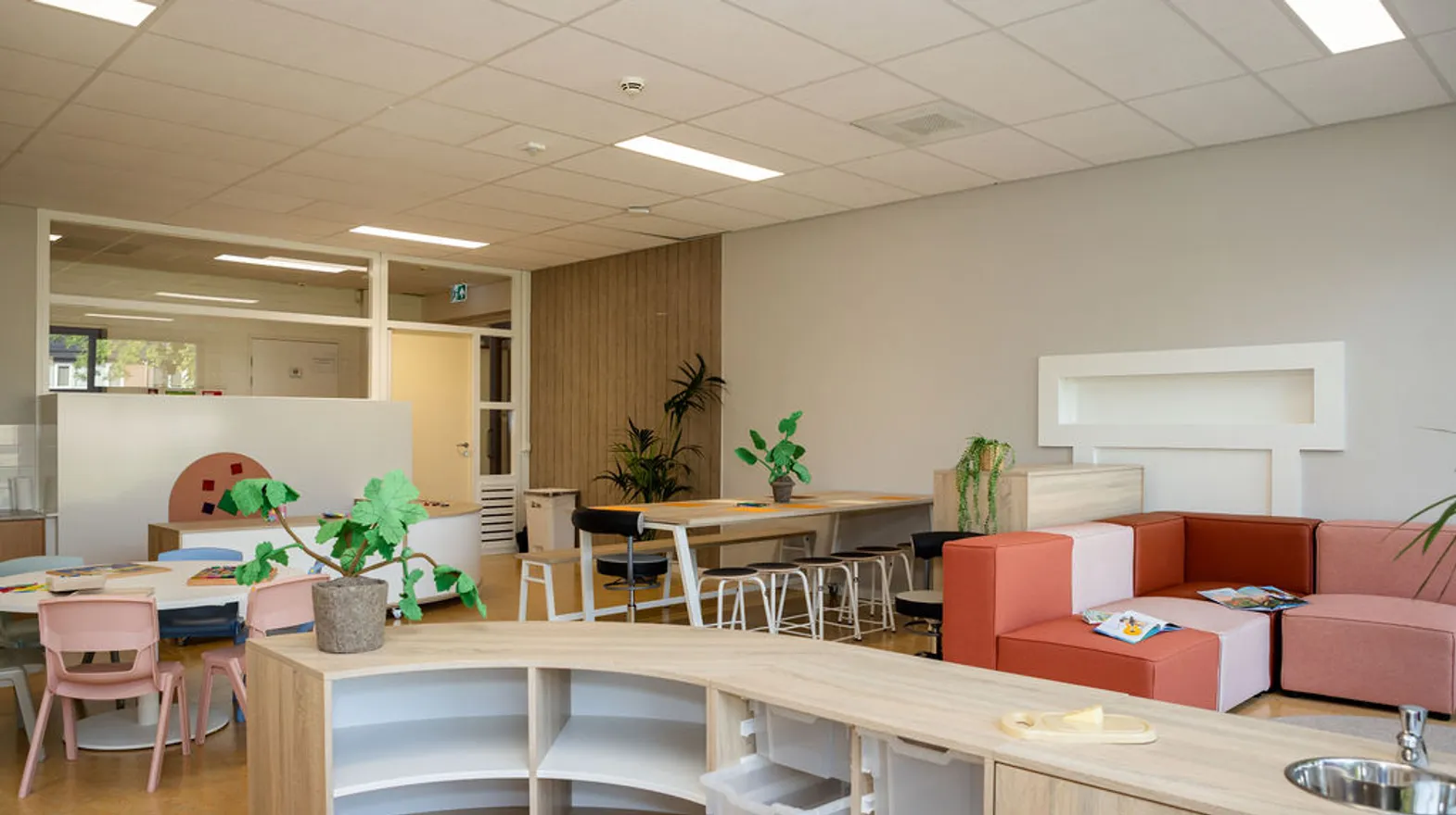 Binnenruimte BSO Piet Mondriaan Abcoude Kind&co ludens