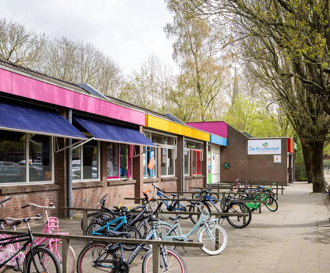 Buitenruimte van BSO De Krullevaar, Kind&co ludens