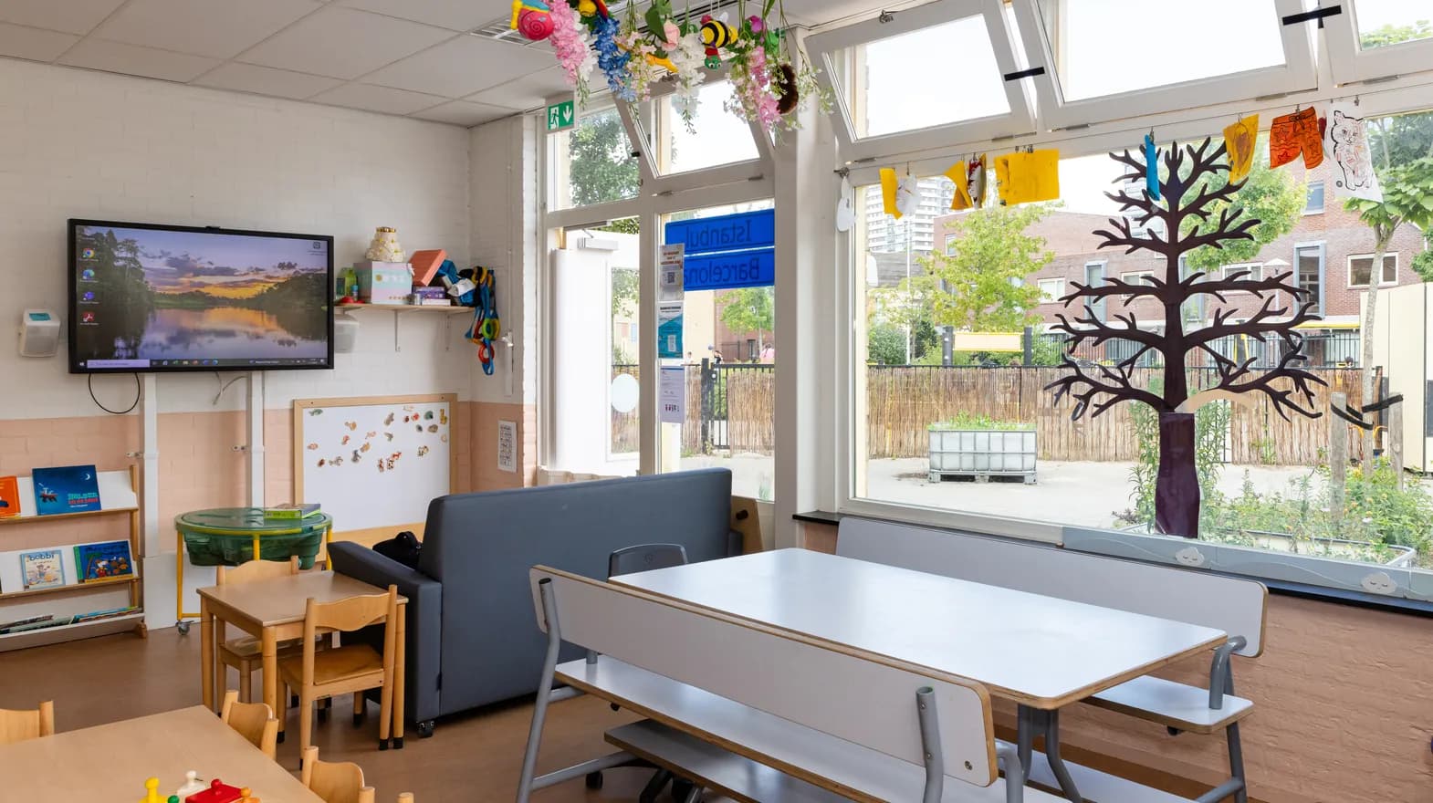 Binnenruimte van PO Hart van Noord in Utrecht Kind&co ludens