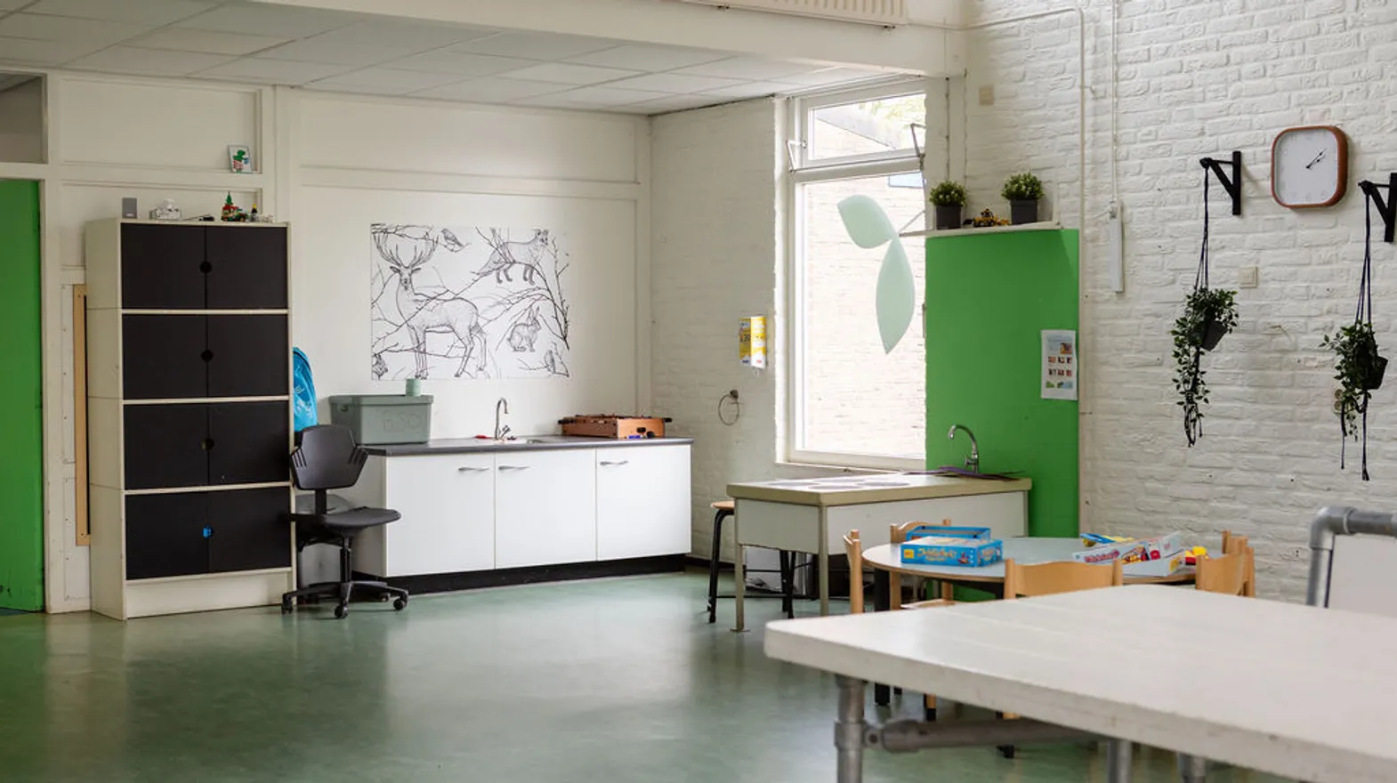 Binnenruimte van BSO De Hortus, Kind&co ludens