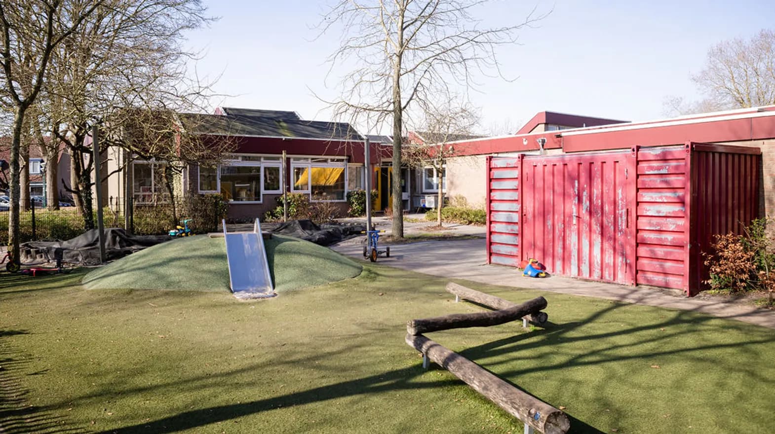 Buitenruimte van BSO Rakkers, Kind&co ludens