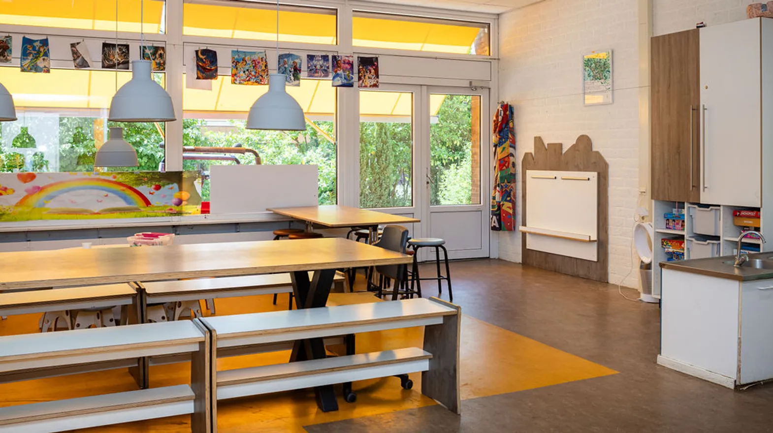 Binnenruimte van BSO Griffel, Kind&co ludens