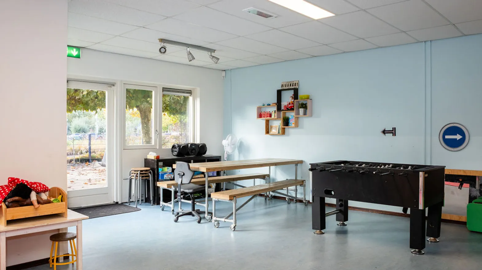 Binnenruimte BSO Touwladder Wilnis Kind&co ludens