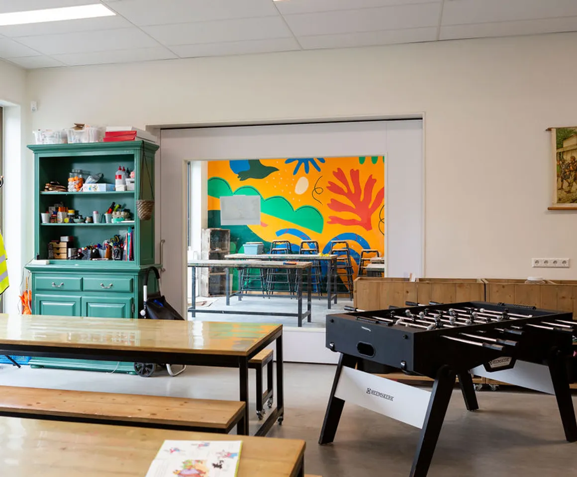 Binnenruimte BSO Rijnvliet De Meern Kind&co ludens