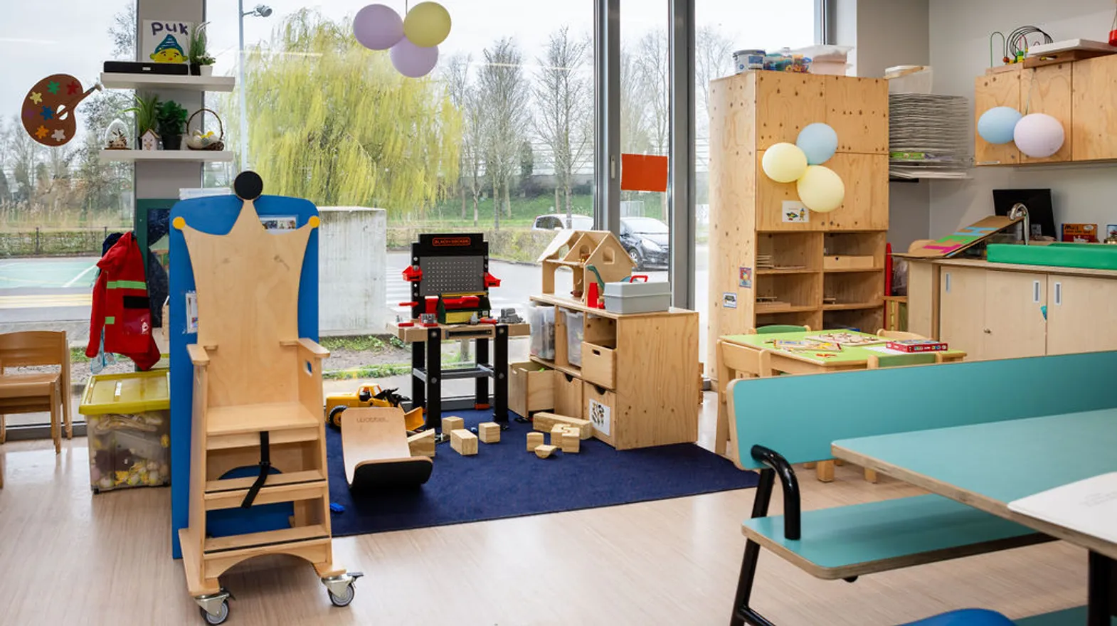 Binnenruimte van PO Noorderbreedte, Kind&co ludens