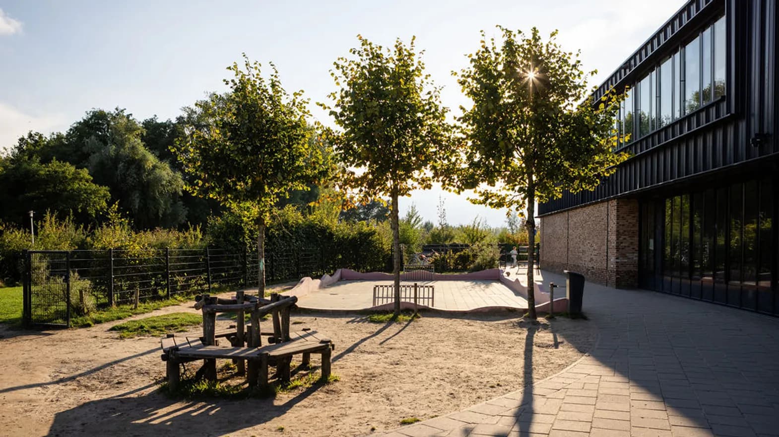 Buitenruimte BSO Haarzicht Vleuten kind&co ludens