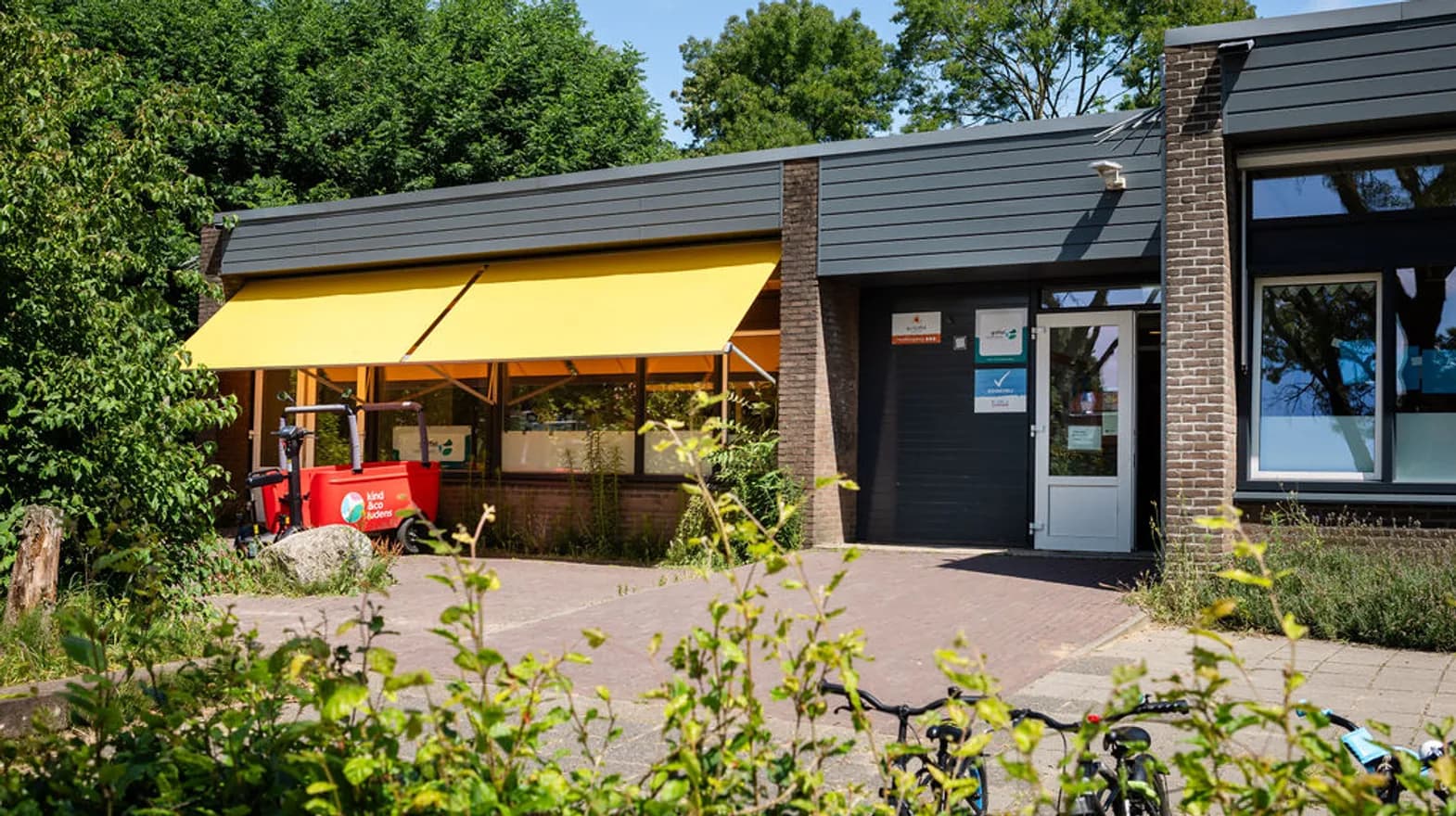 Buitenruimte van BSO Griffel, Kind&co ludens