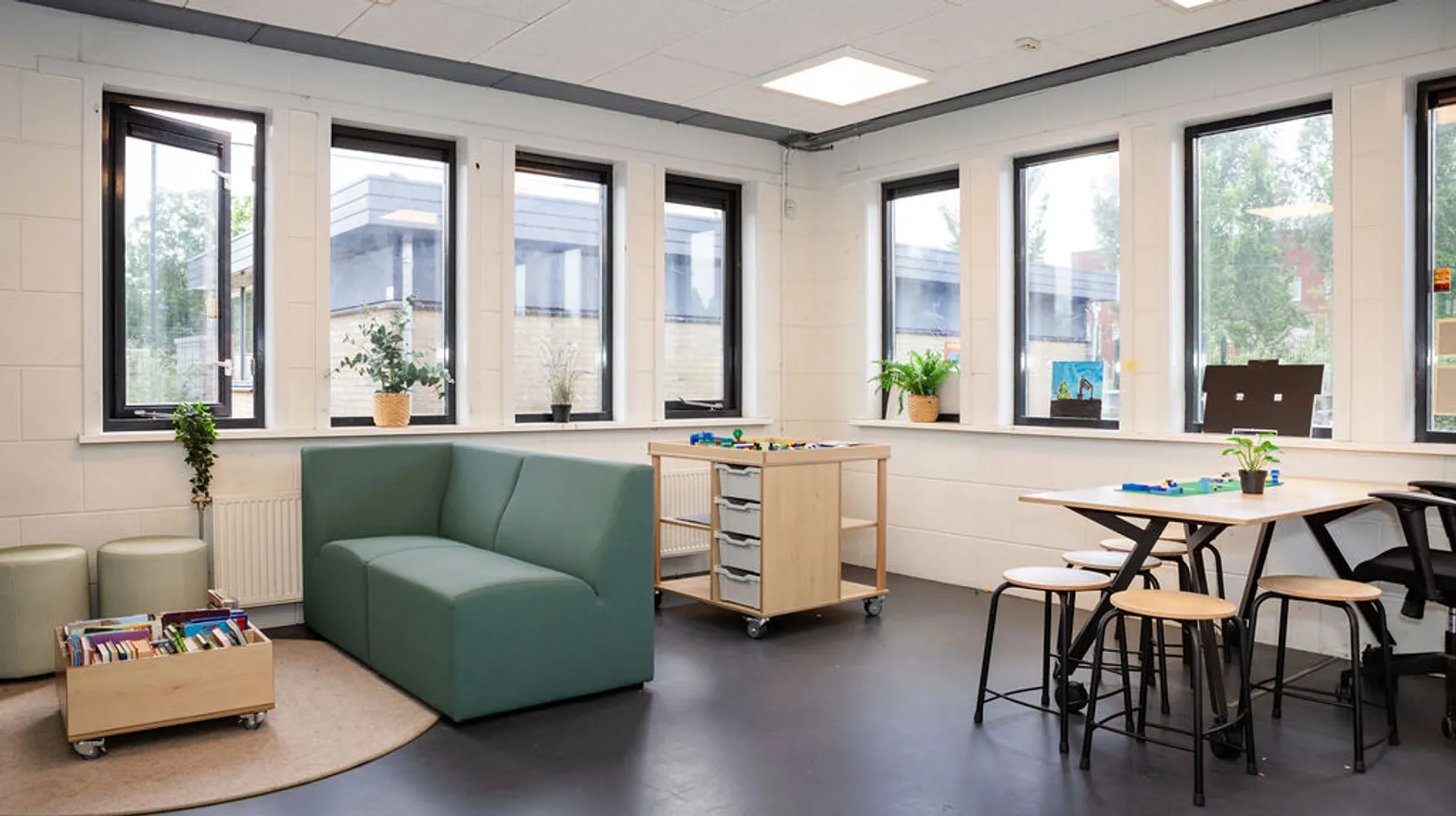 Binnenruimte van BSO Spoenk, Kind&co ludens