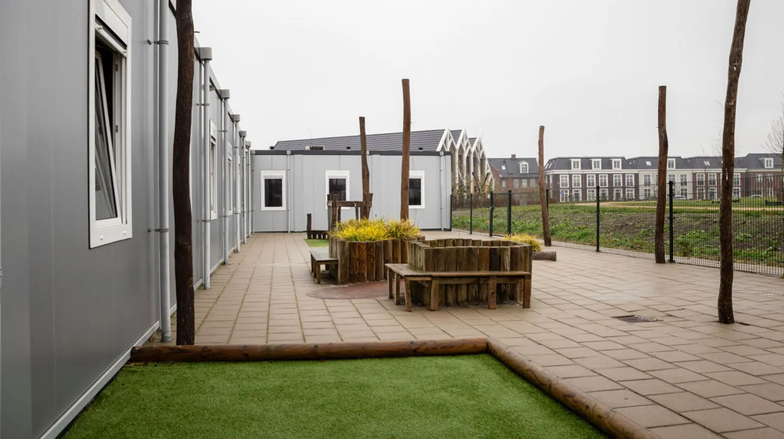 Buitenruimte van KDV Beweegbende, Kind&co ludens