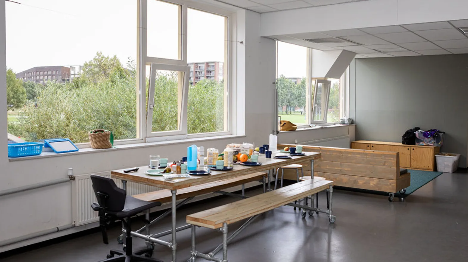 Lunchruimte BSO Schatgravers Utrecht Kind&co ludens