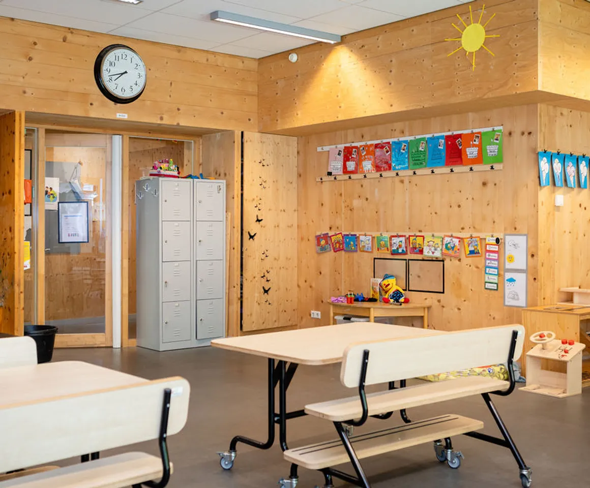 Binnenruimte PO Anne Frank in Utrecht Kind&co ludens