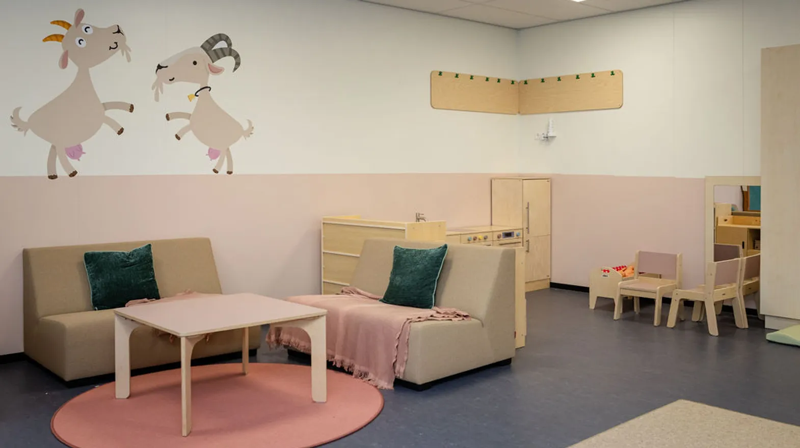 Binnenruimte van KDV Beweegbende, Kind&co ludens