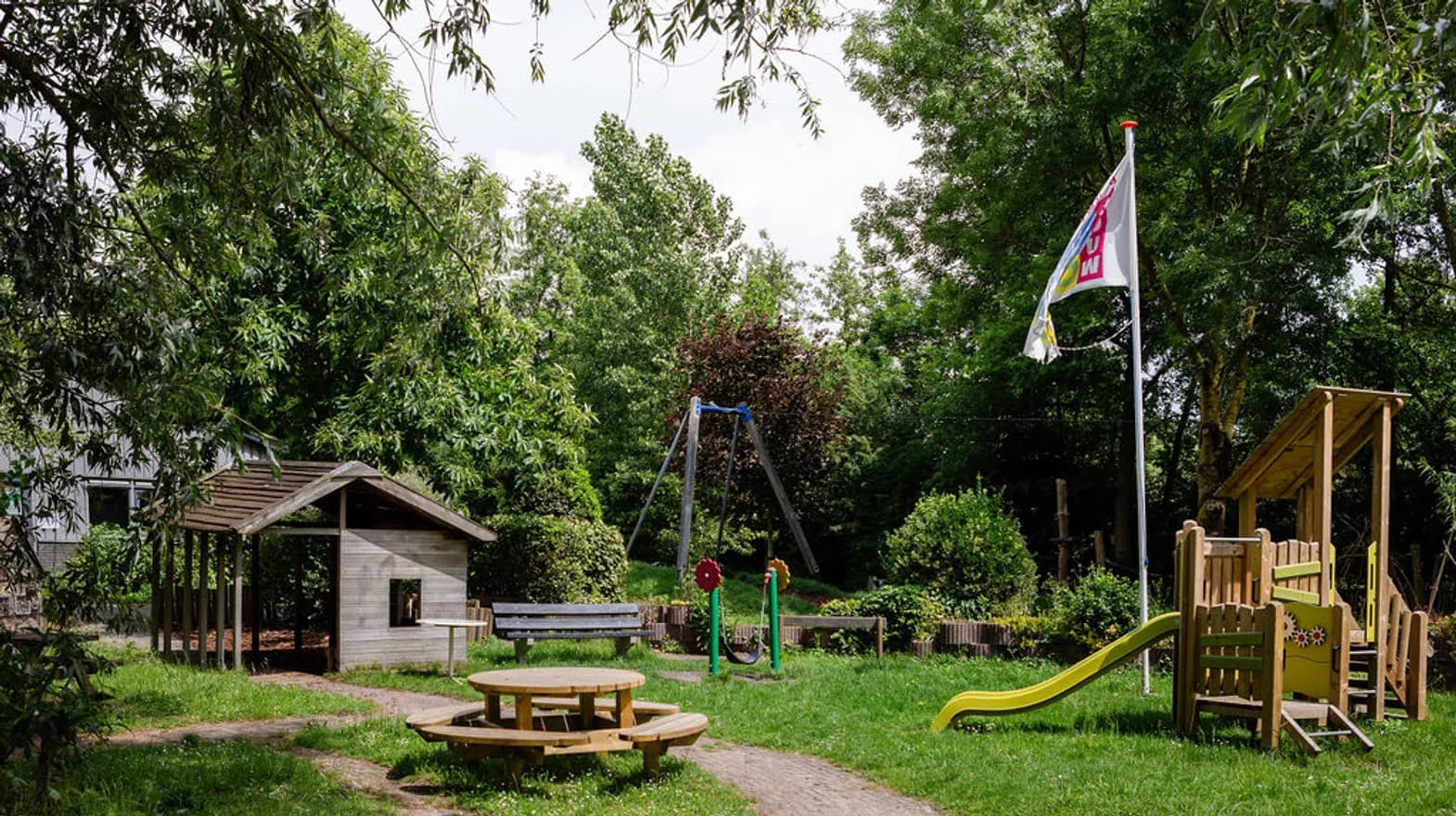Buitenruimte BSO Bouwgein Nieuwegein Kind&co ludens