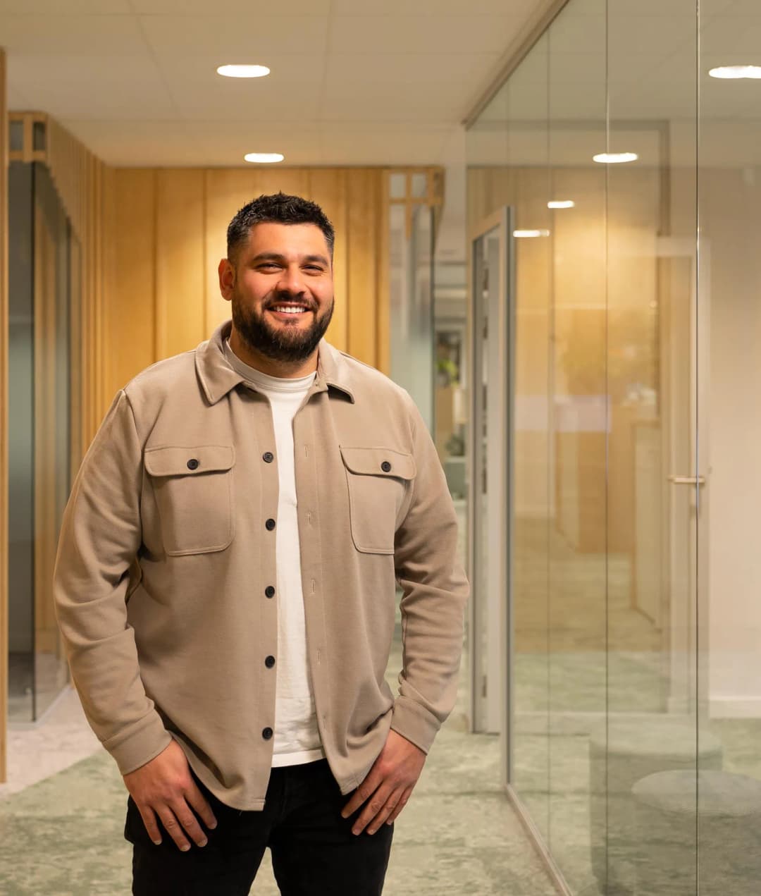 Collega op ons servicekantoor in Houten