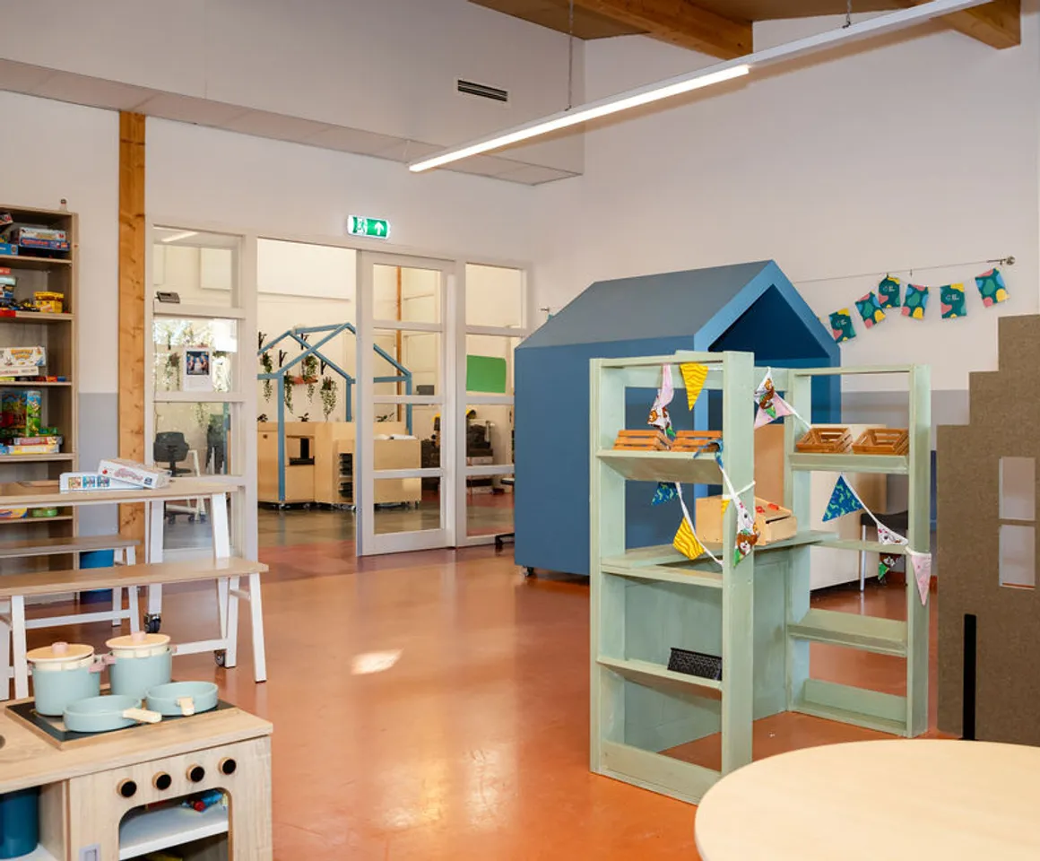 Binnenruimte van BSO 't Vlot in Mijdrecht Kind&co ludens