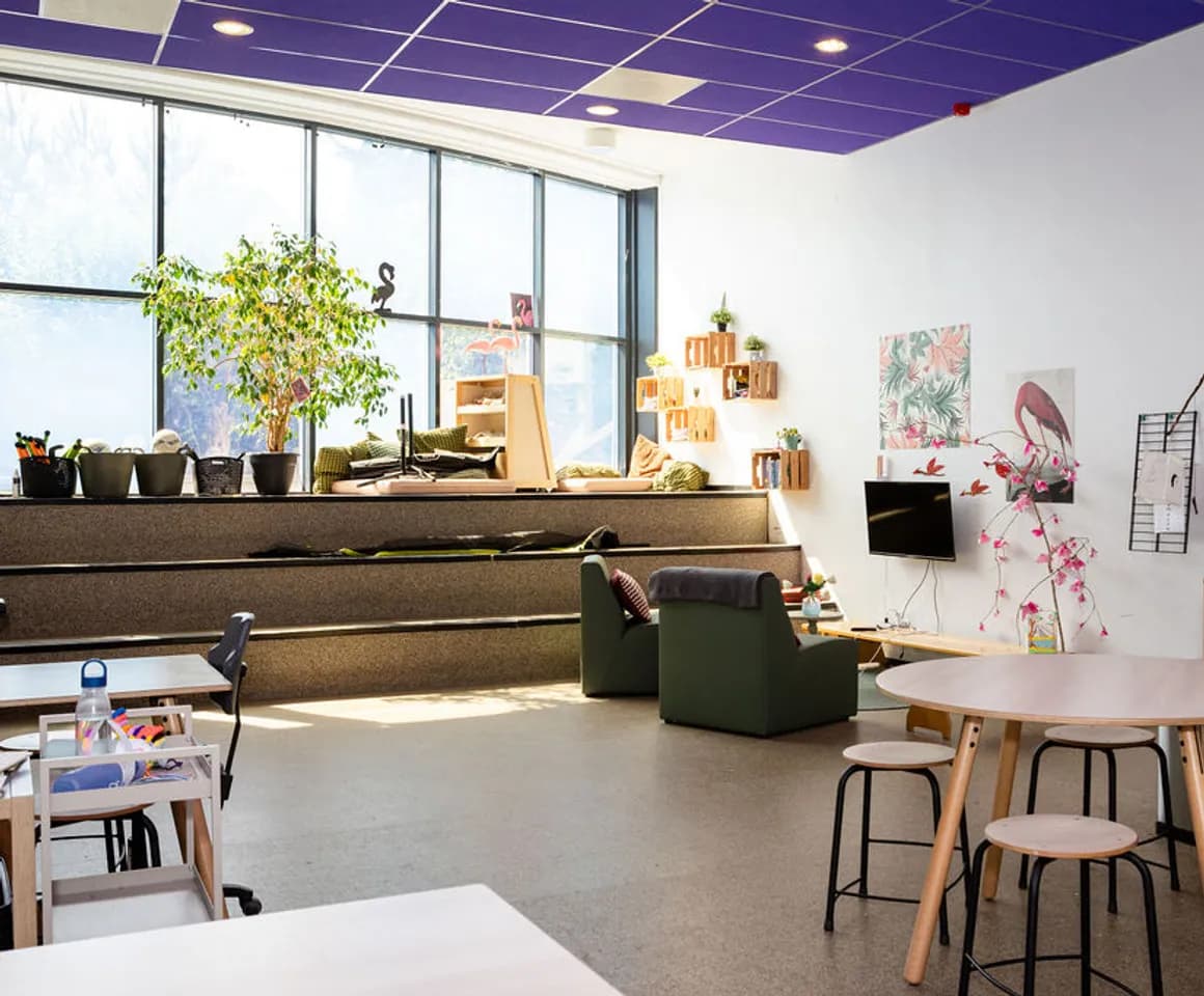Binnenruimte BSO theresia Bilthoven Kind&co ludens