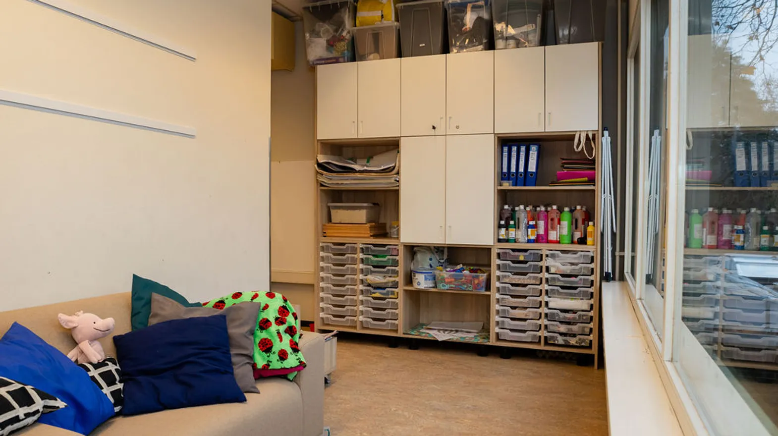 Binnenruimte van BSO Ark, Kind&co ludens