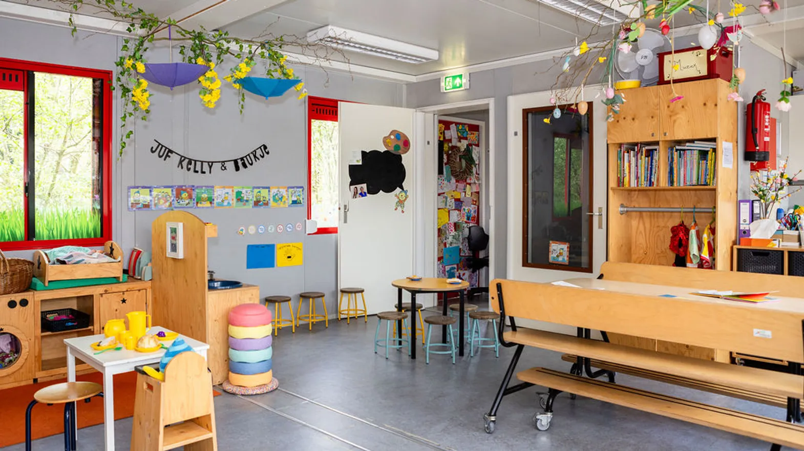 Binnenruimte van PO De Krullevaar, Kind&co ludens