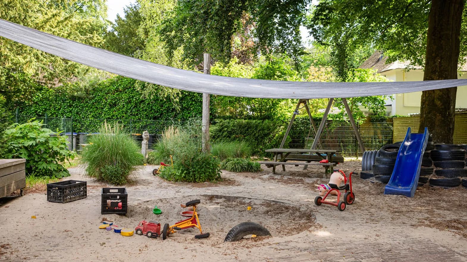 Buitenruimte PO van Dijck Bilthoven Kind&co ludens