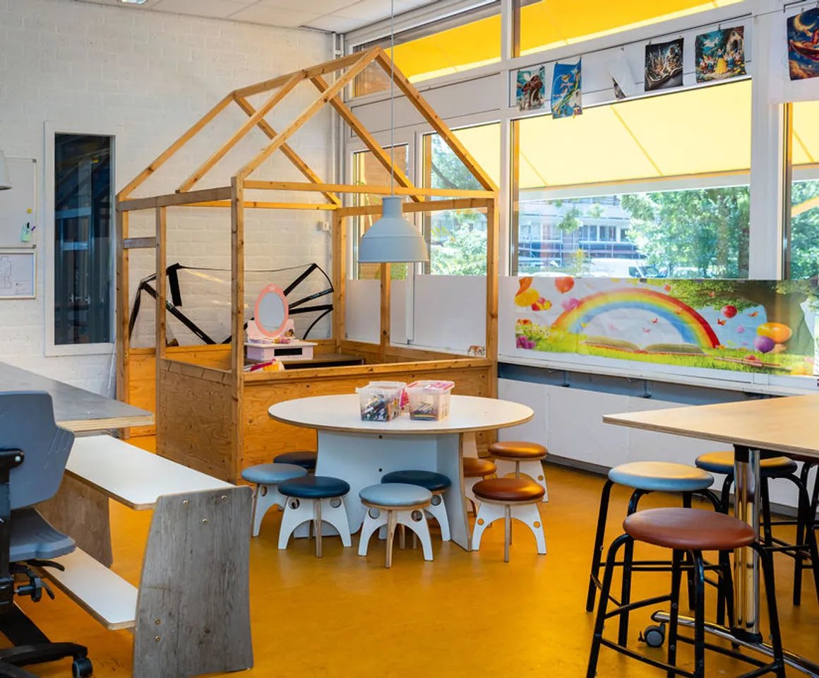 Binnenruimte van BSO Griffel, Kind&co ludens