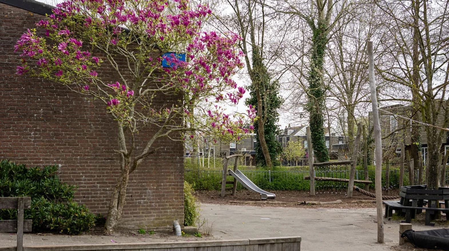 Buitenruimte van BSO De Hortus, Kind&co ludens