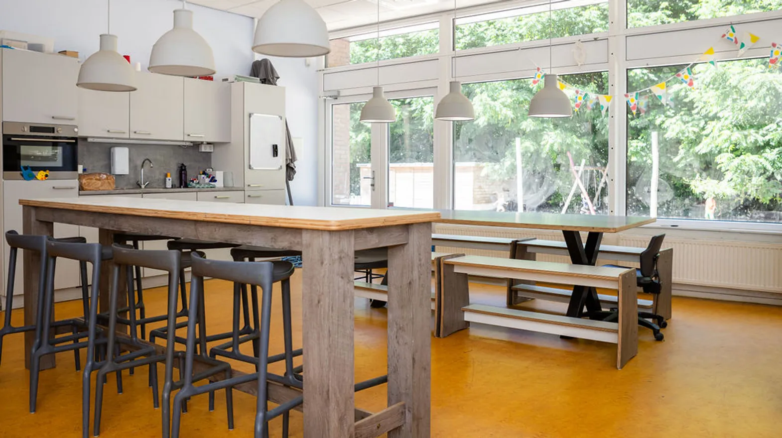 Binnenruimte van BSO Griffel, Kind&co ludens