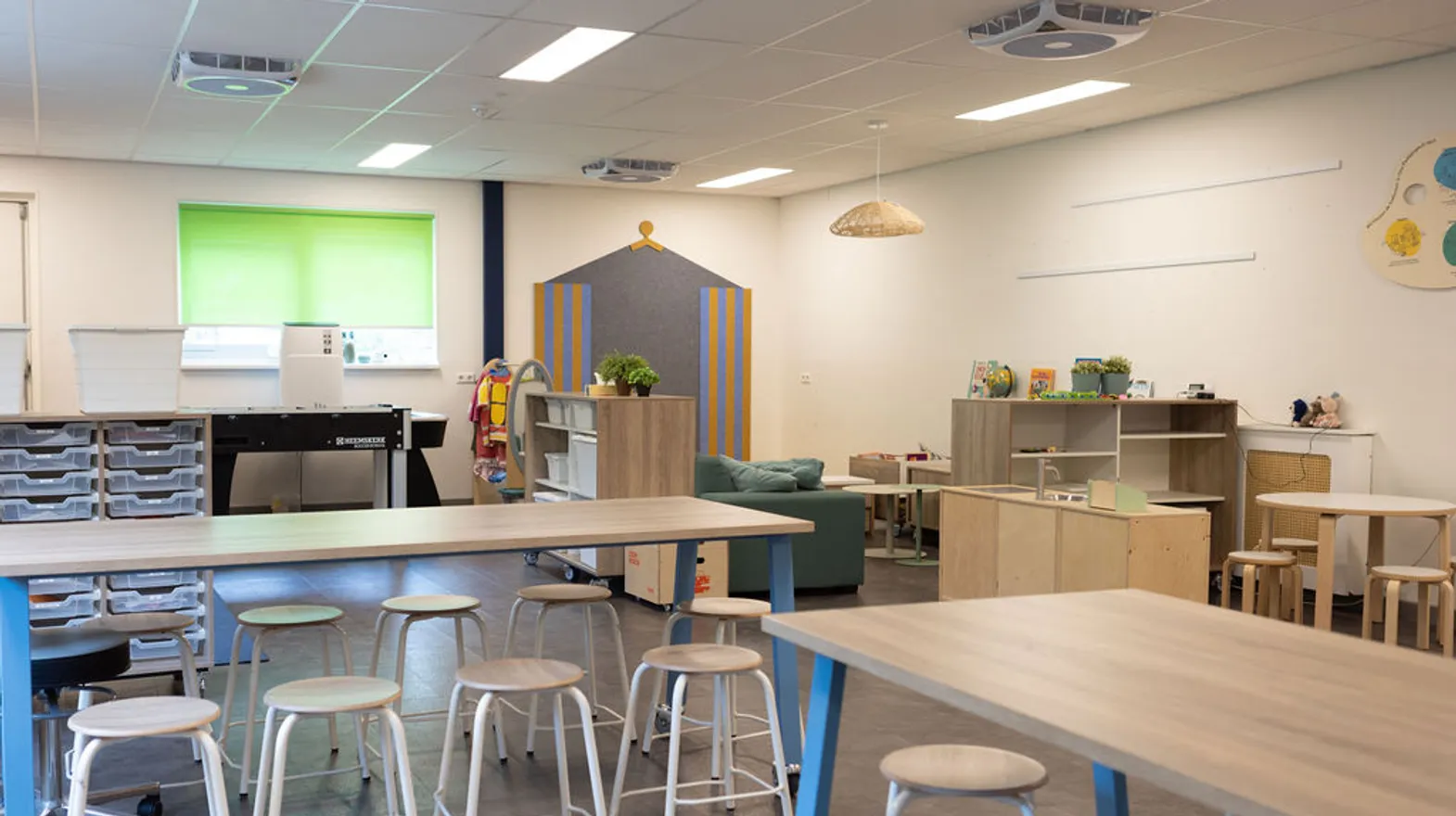 Binnenruimte BSO Bouwgein Nieuwegein Kind&co ludens
