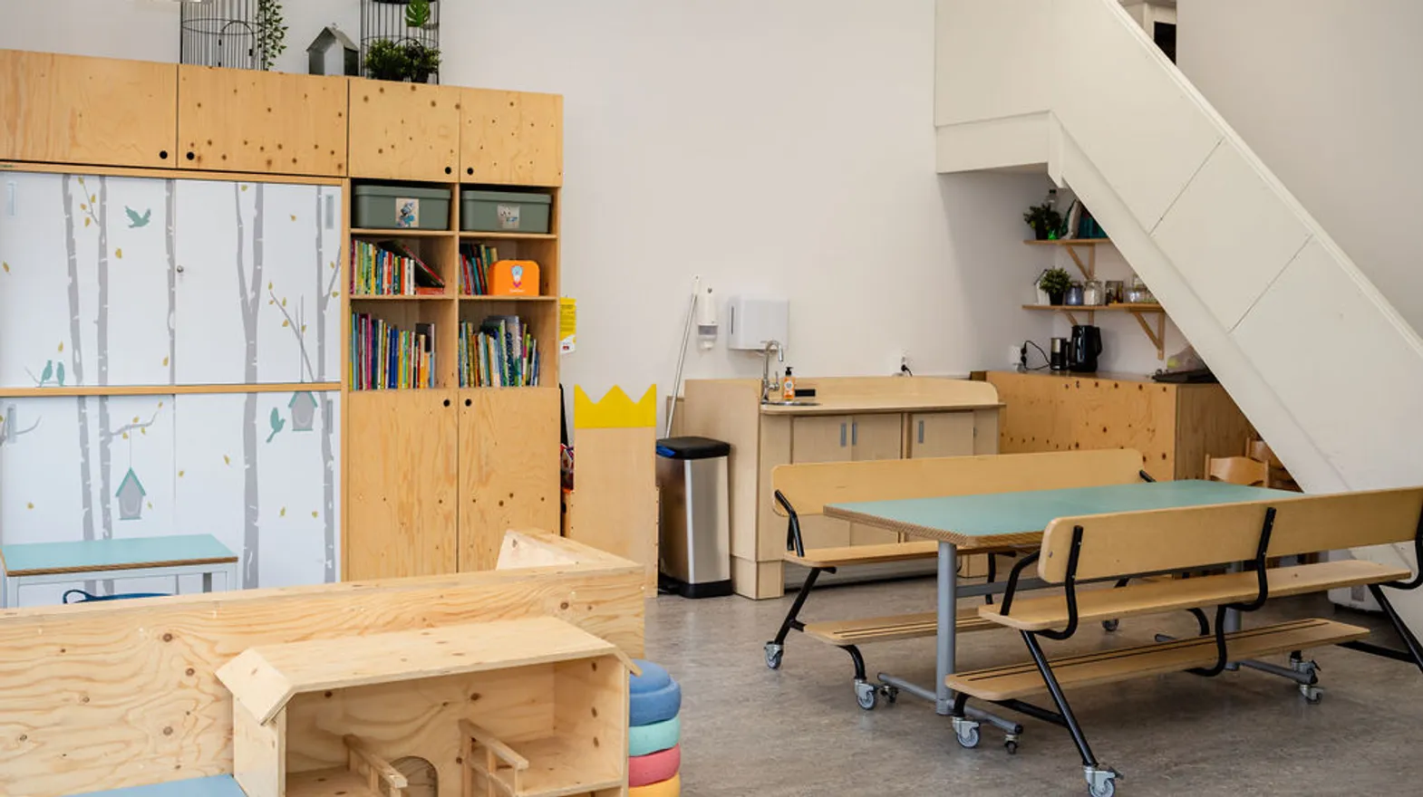 Binnenruimte van PO Bubbels, Kind&co ludens