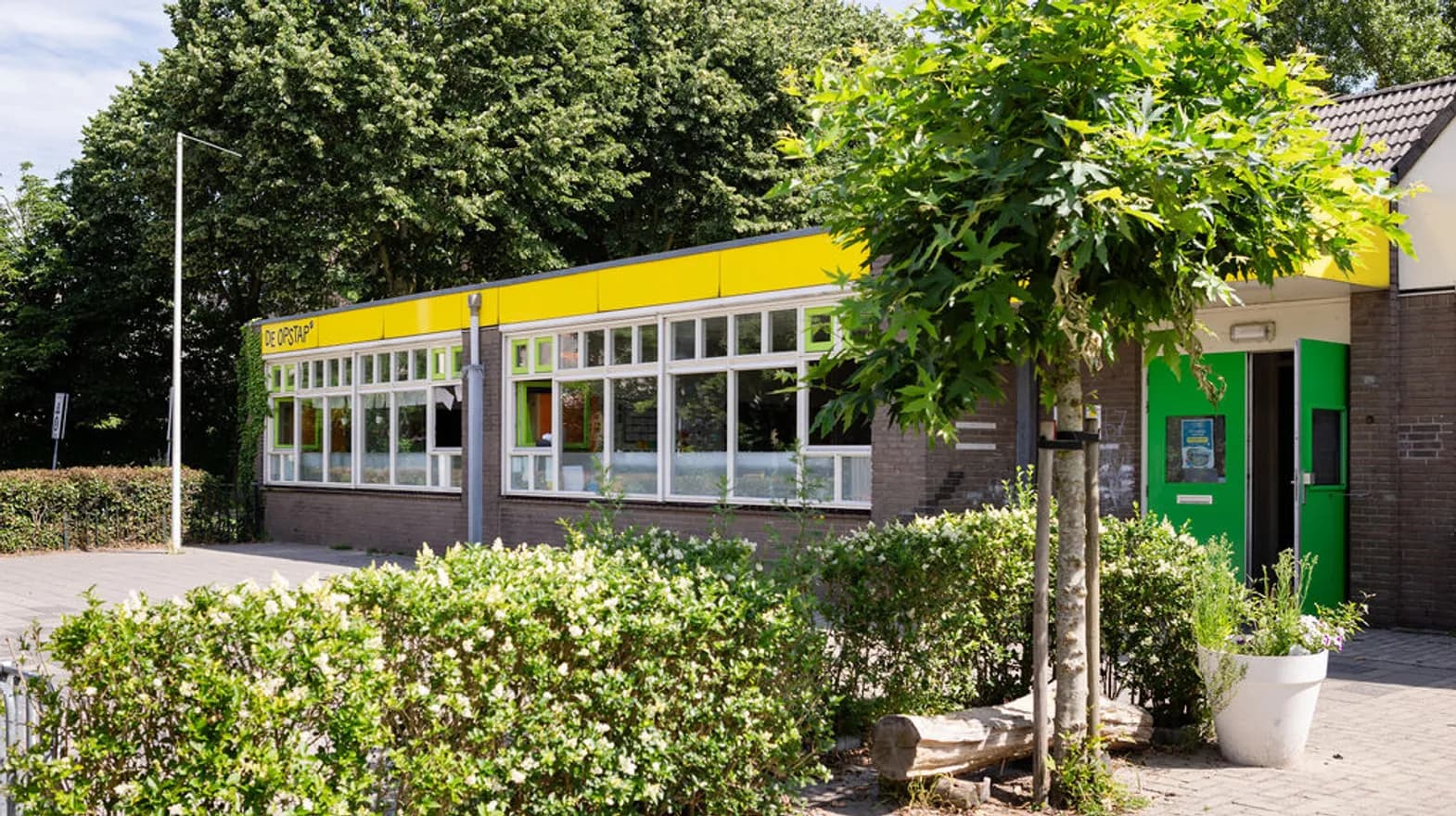 Buitenruimte van PO/BSO Koekeloere, Kind&co ludens
