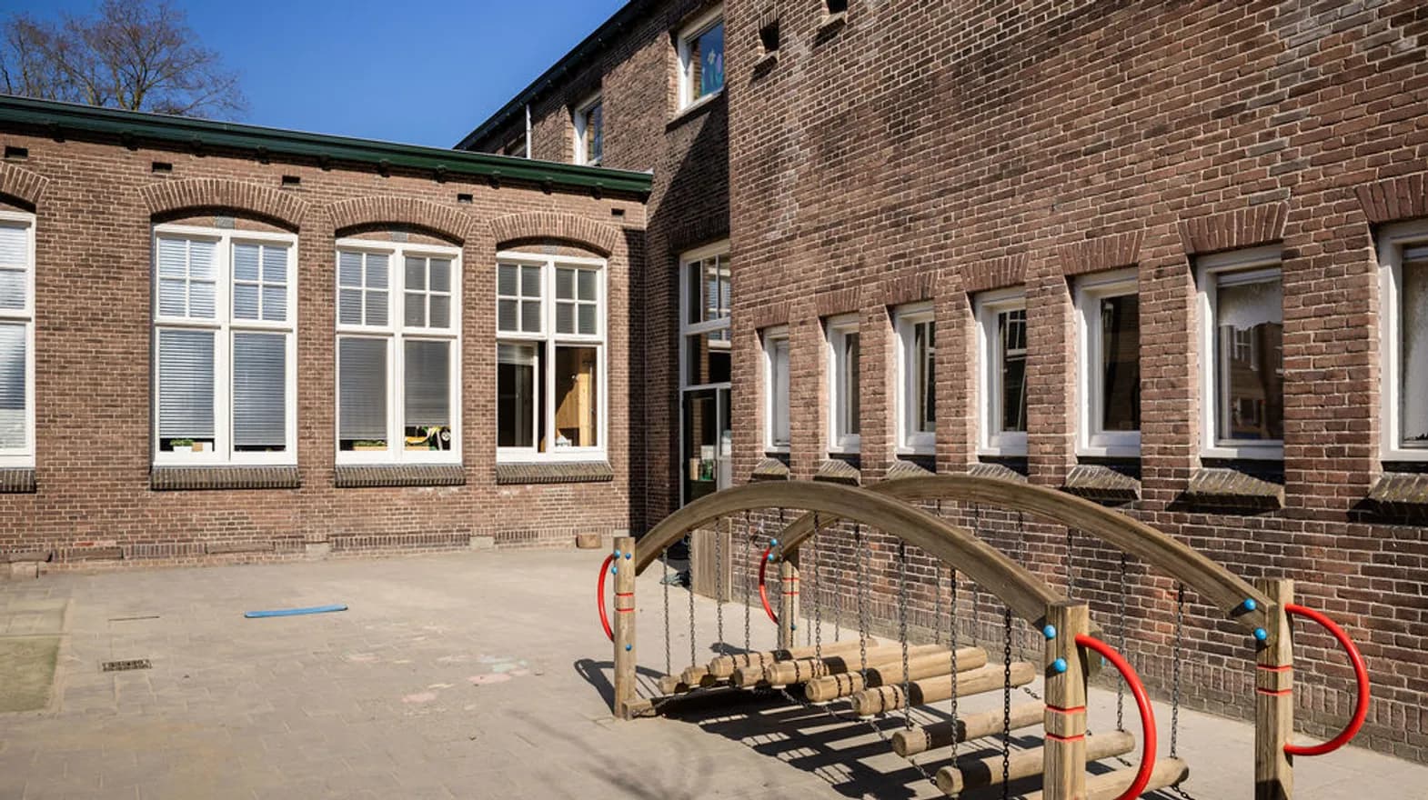 Buitenruimte van Peuteropvang Aloysius, Kind&co ludens