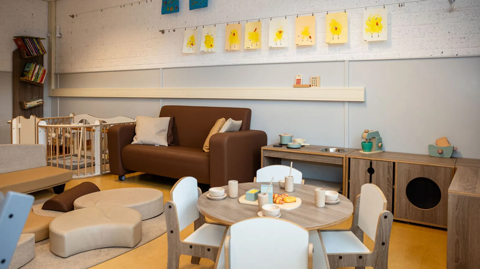 Binnenruimte van KDV Zeesterren, Kind&co ludens