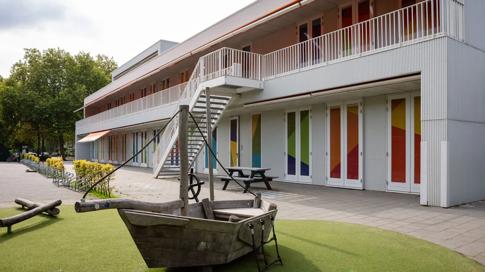 Buitenruimte BSO Kleine Prins De Meern Kind&co ludens