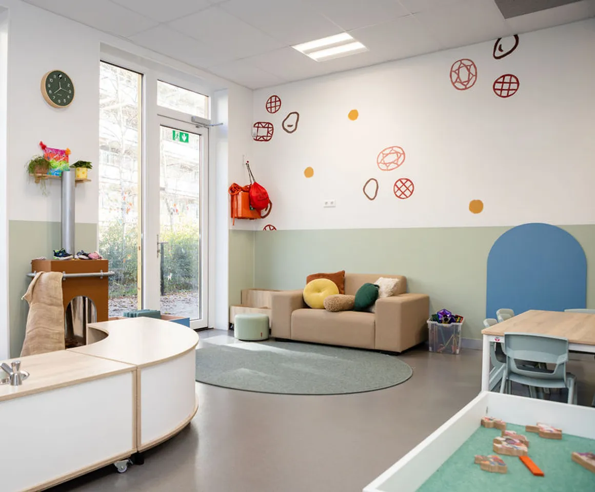 Binnenruimte van BSO Avonturijn in Mijdrecht Kind&co ludens