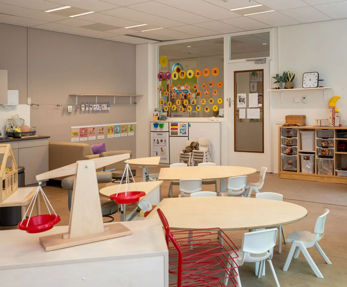 Binnenruimte van PO Mattheus in Utrecht van Kind&co ludens