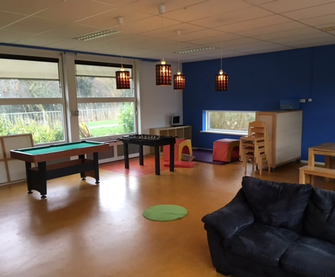 Spelletjesruimte bij BSO Schepershoek Breukelen van kinderopvang Kind&co ludens