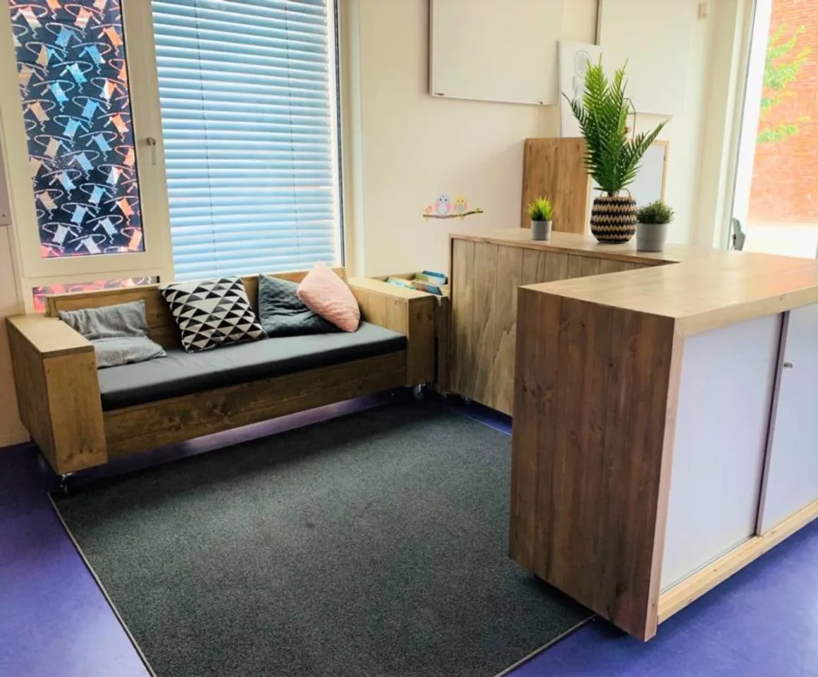 De groepsruimte van buitenschoolse opvang Schateiland, Kind&co ludens