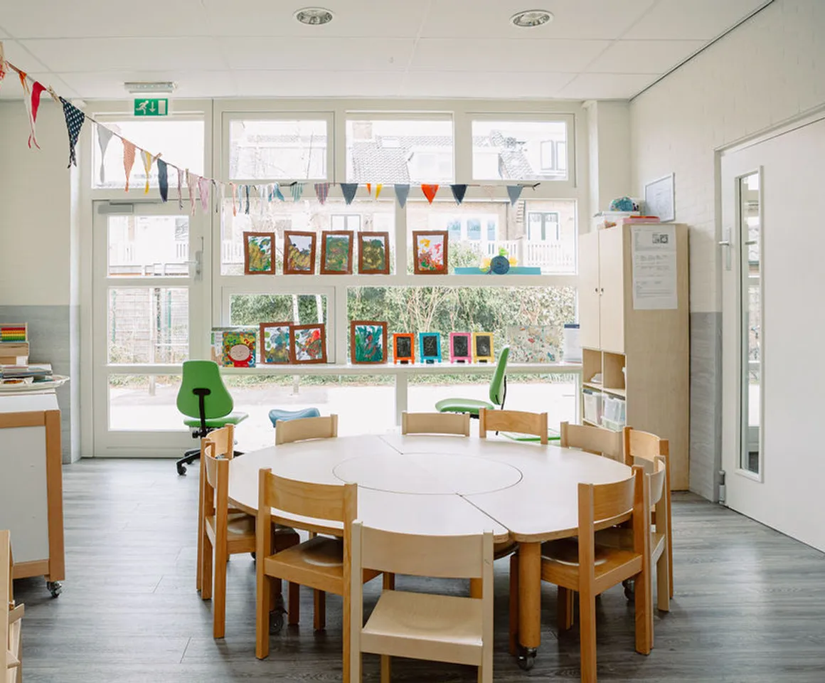 De groepsruimte van peuteropvang De Tuinkabouter, kinderopvang Kind&co ludens