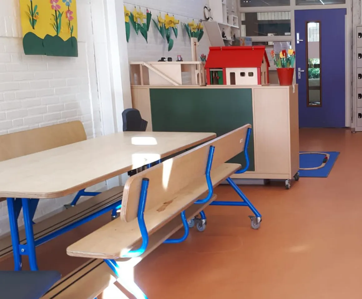 Groepsruimte bij Peuteropvang Woerden Haventje van kinderopvang Kind&co ludens