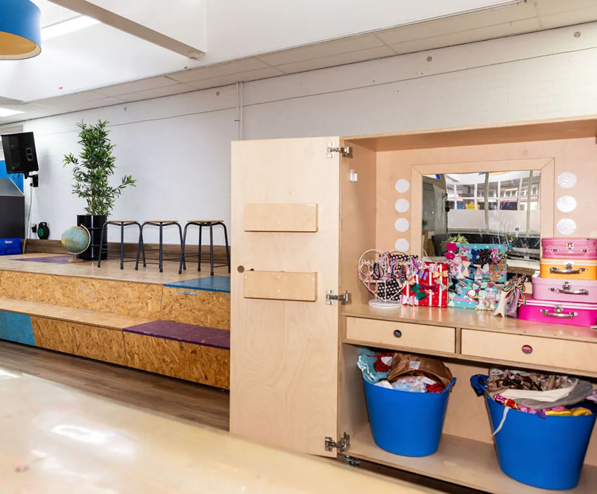 Groepsruimte bij BSO Woerden het kraaiennest van kinderopvang Kind&co ludens