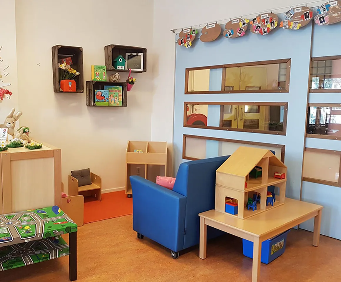 Speelhoek bij Peuteropvang Woerden Kloddertje van kinderopvang Kind&co ludens